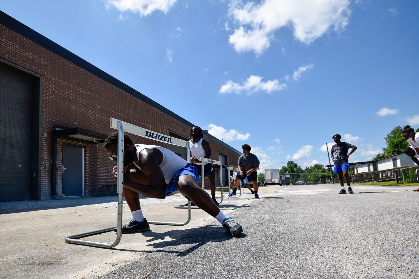Lake City HS Football Conditioning